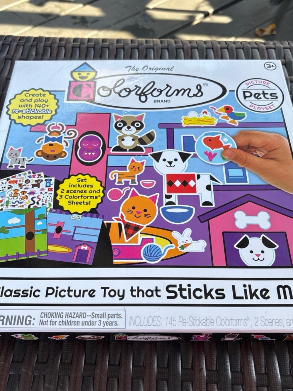 Picture Pets Playset - Colorful Re-Stickable Sticker Kit